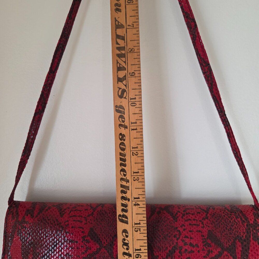 EUC DESIGNER CARLA MANCINI LEATHER HANDBAGS SNAKESKIN - Picture 12 of 14